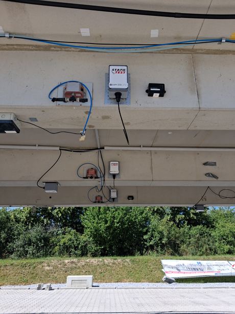 Sensors under the deck